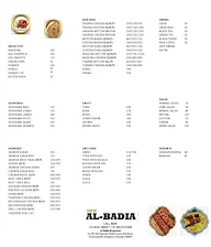 New Al Badia menu 1