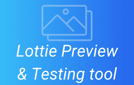 Lottie Preview & Testing tool small promo image