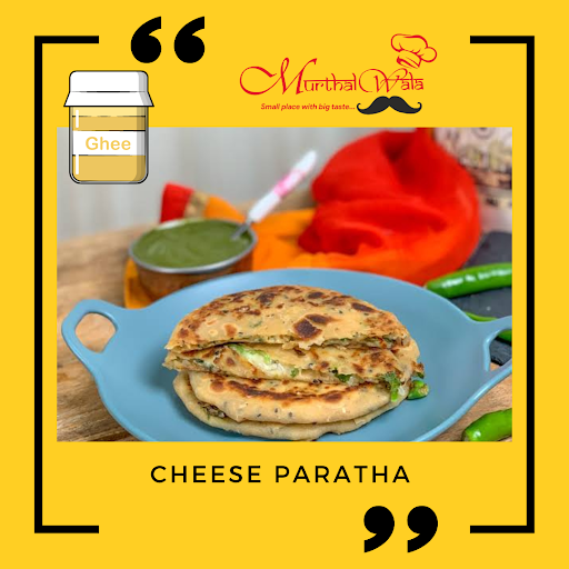 Cheese (Desi Ghee) Paratha
