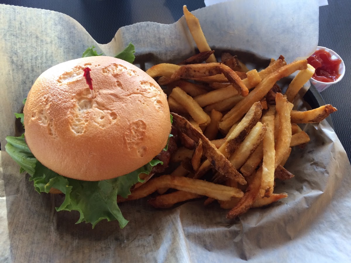 GF Bacon Burger - So tasty!