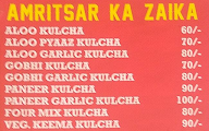 Sodhi's Zaika menu 1