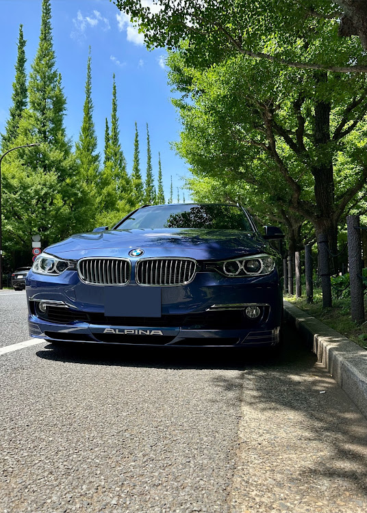 B3ツーリングの梅雨明け間近・外苑・アイスコーヒーは濃いめのブラックが好き・F31 B3 ツーリング・ALPINA ライフに関するカスタム事例の投稿画像1枚目