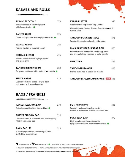 145 Bandra menu 7