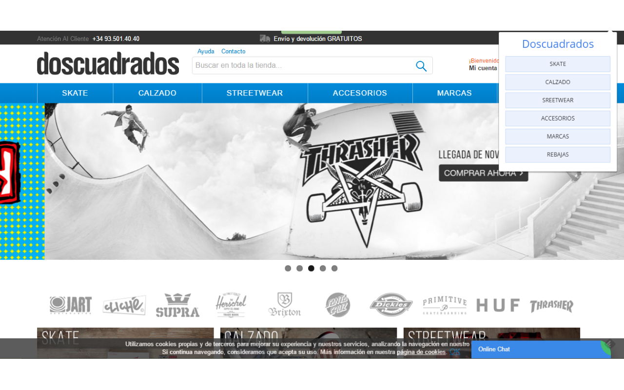 Doscuadrados skate shop Preview image 1