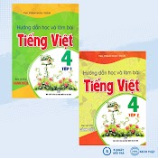 Sách - Combo Hướng Dẫn Học Và Làm Bài Tiếng Việt 4 - Tập 1 + 2 (Bám Sát Sgk Cánh Diều) (Bộ 2 Cuốn) - Ha