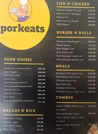 PORKEATS menu 3