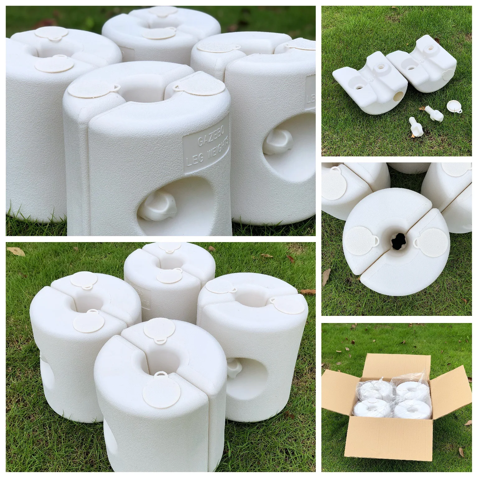 Folding Tent Water Injection Sun Umbrella Fixed Base Provides Garden Shade and Sun Protection Easy Setup and Use Durable