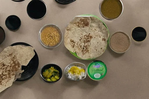 Aloo Bhaji Dry Thali