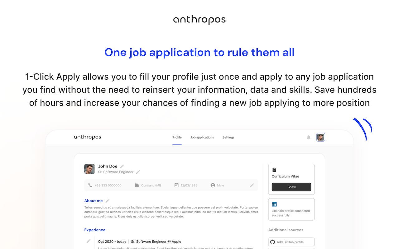 1-click job applications with AI and ChatGPT Preview image 1