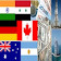 Capitals Currencies Flags World icon