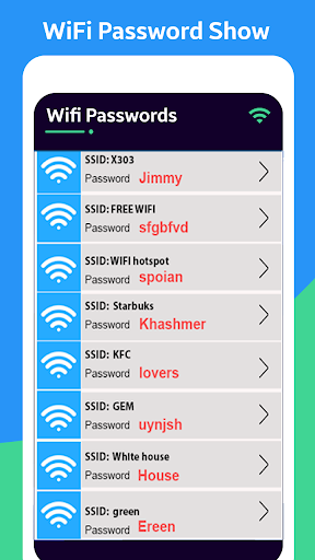 Screenshot Wifi Password Show