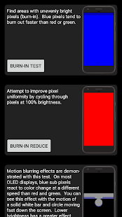 Outils OLED Capture d'écran