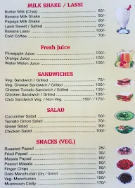 Saahil Hotel menu 4