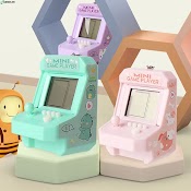 Máy Chơi Game Mini Cầm Tay Tetris Màn Hình Lcd Treo Móc Khóa