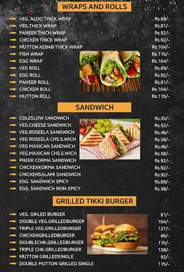 Burger Point menu 