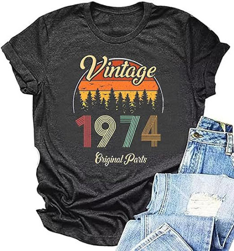 Title 2, Vintage Womens Letter Print Party Top. Perfect...