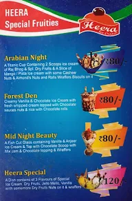 Heera Ice Cream menu 4