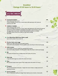 Cilantro menu 1