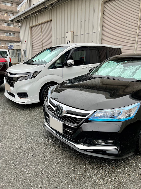 アコードのゆっくり走ろう福岡県・会社駐車場でコラボ？・いつものルーティーン✨🚙✨・またまた、カーブミラー・久しぶりにお好み焼が食べたくてに関するカスタム事例の投稿画像1枚目