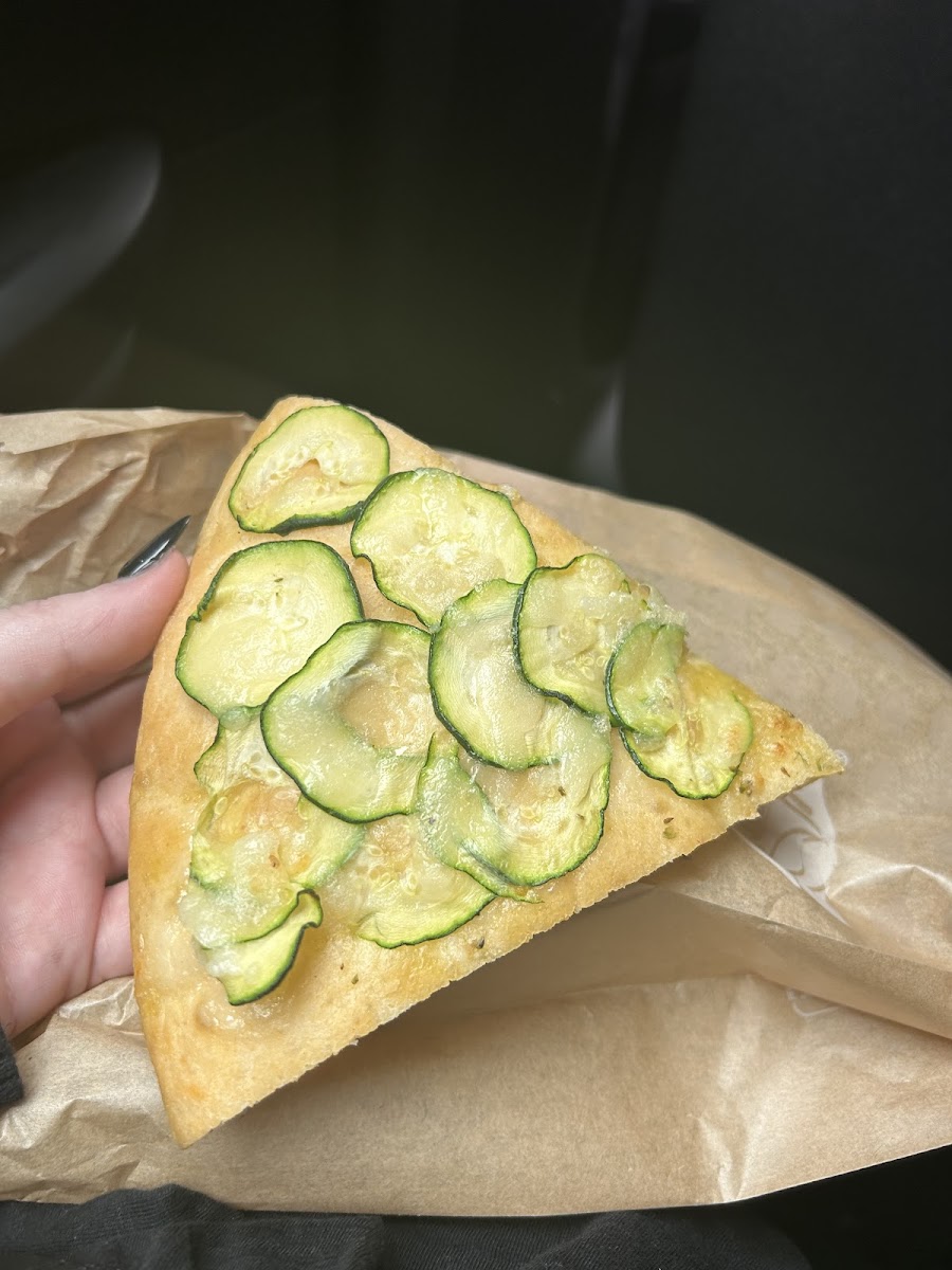 GF Zucchini Pizza