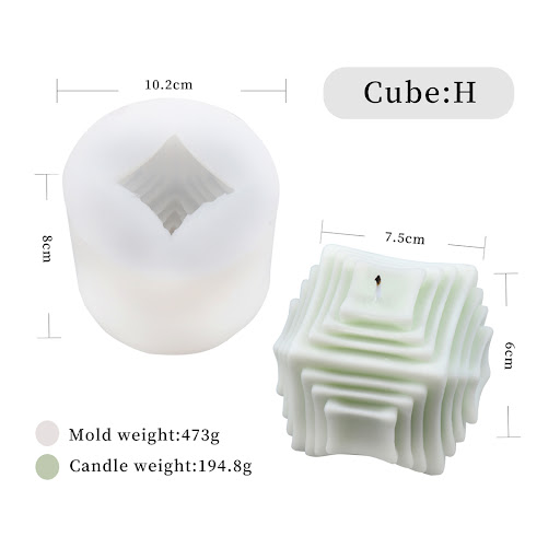 Title 3, New DIY Rectangle Mould for 15 Balls Square Enl...