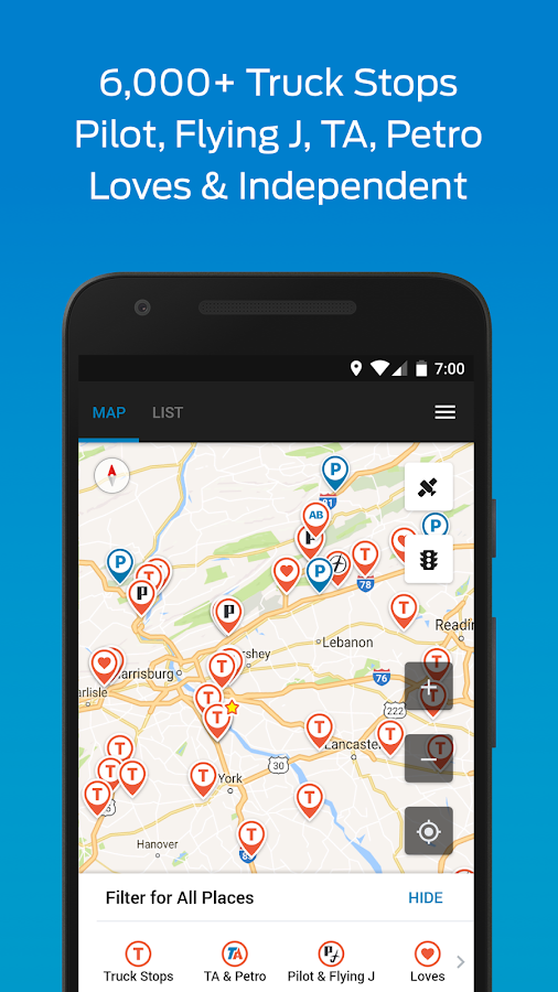 Map App For Truckers 