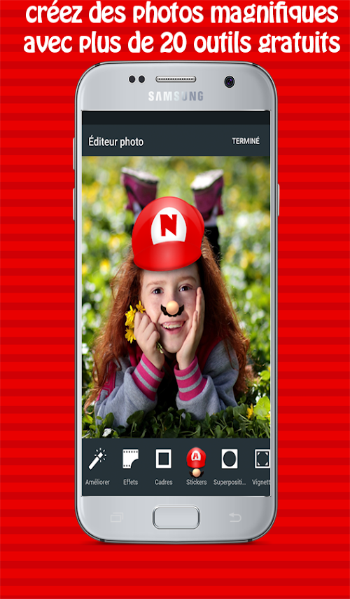 Android application Stickers Maryo screenshort