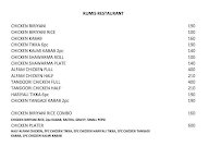 Rumis Restaurant menu 1