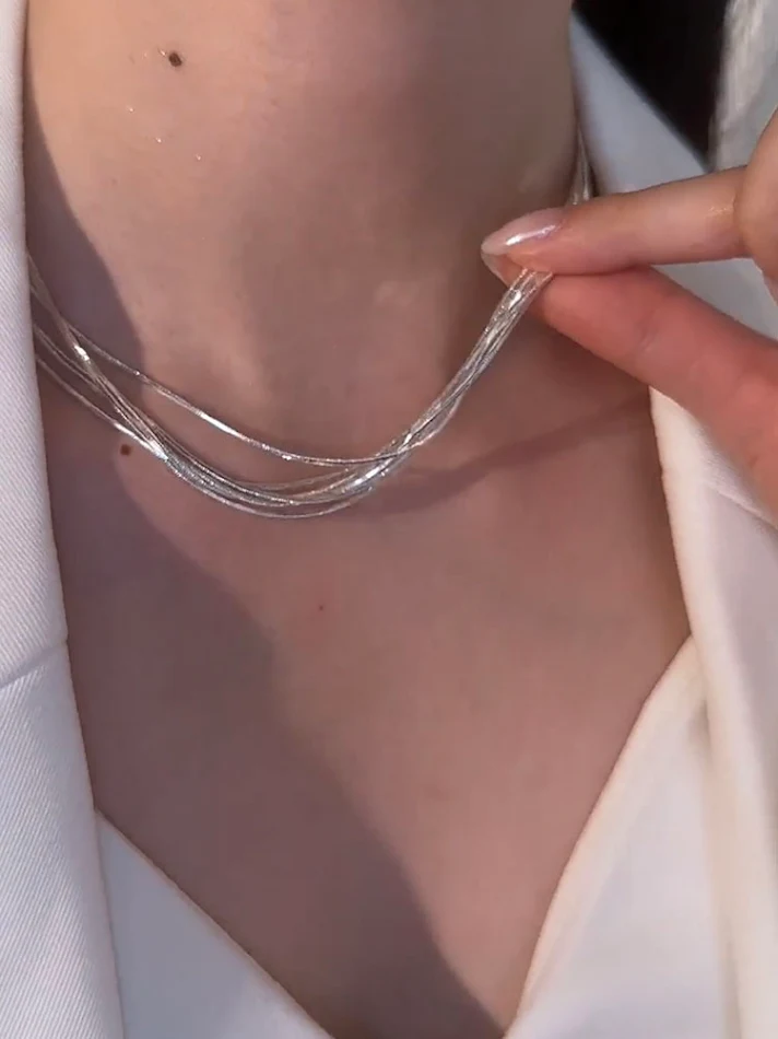 Temperamentvolle Mode Eenvoudige Ketting, Exquise en Subtiele Sieraden, Perfect voor Elke Gelegenheid, Een Essentieel Accessoire voor Je Collectie.