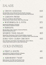 Azule menu 1