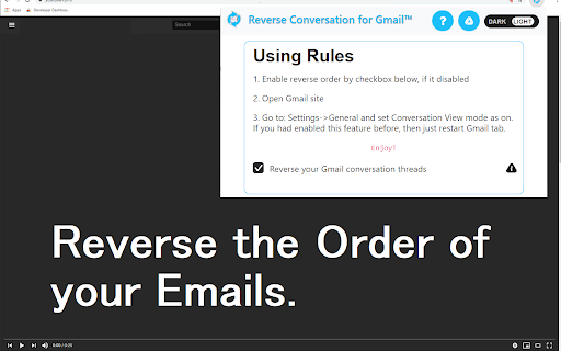 Reverse Conversation for Gmail™