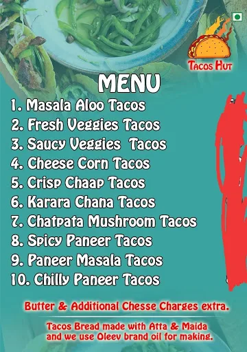 Tacos Hut menu 