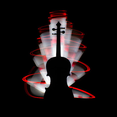 Light painting violin di ricocavallo 