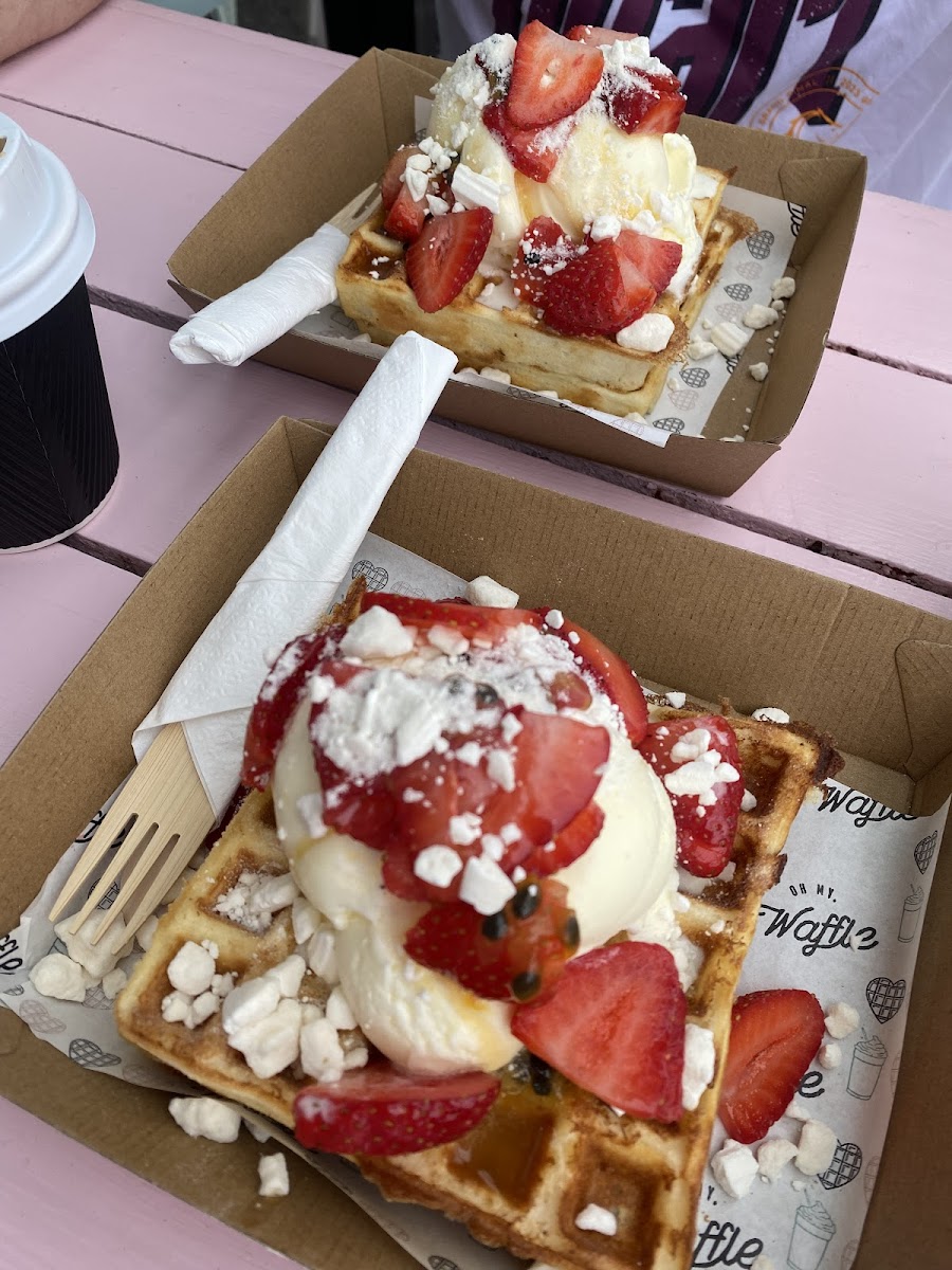 Gluten-Free at Oh My, Waffle