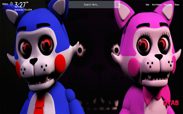 FNaF NewTab Backgrounds Wallpapers