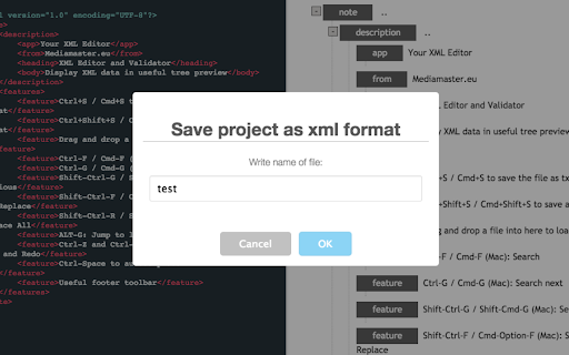 Your XML Editor