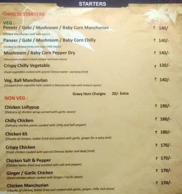 The Nesara menu 