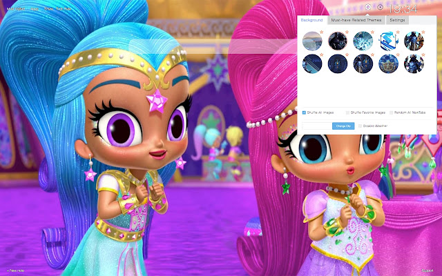 Shimmer and Shine Wallpapers New Tab