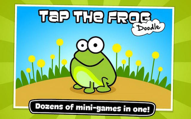 Tap The Frog Doodle chrome extension