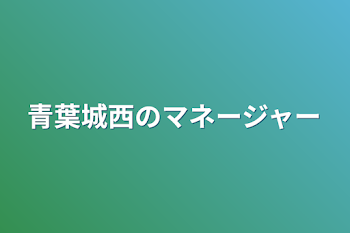 青葉城西のマネージャー