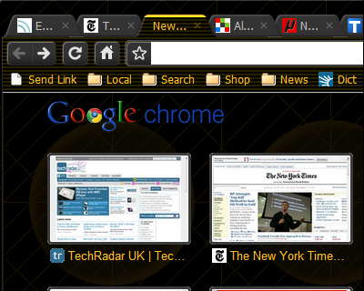 OpticAmber Theme Preview 1