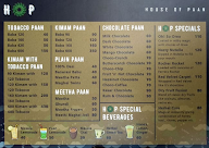 House Of Paan menu 1