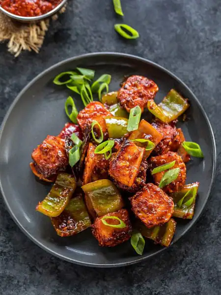 Roasted Paneer Chilly