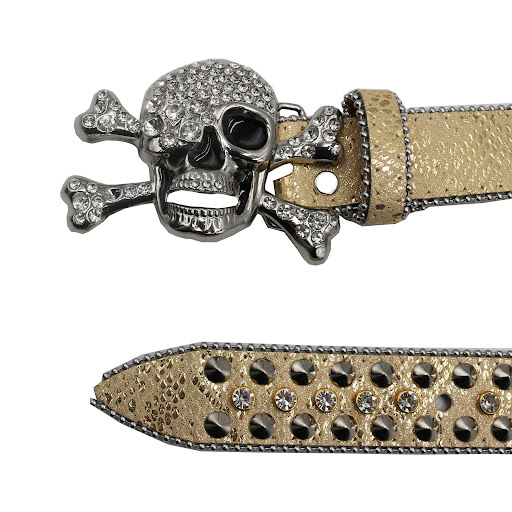 Title 32, Rhinestone Womens Inlaid Rivet Snake Pattern F...