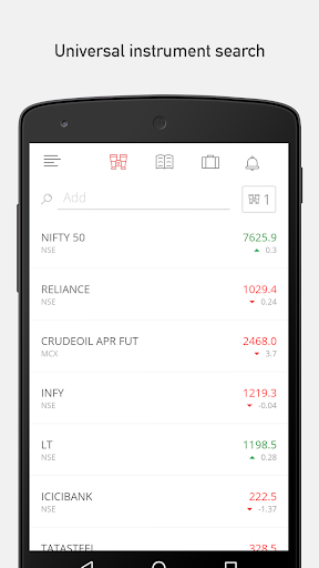 how to trade in zerodha mobile app