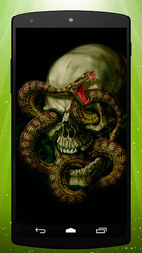 Snake Skull Live Wallpaper