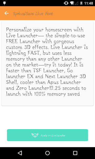 Fashion font 4- Live Launcher