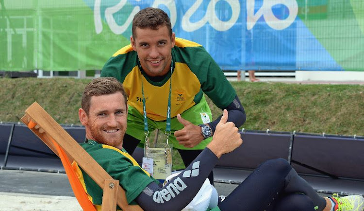 A file photo of Cameron van der Burgh and Chad le Clos.