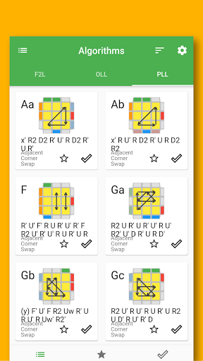 Screenshot Speed Cube CFOP - F2L/OLL/PLL