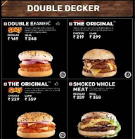 American Burger menu 1